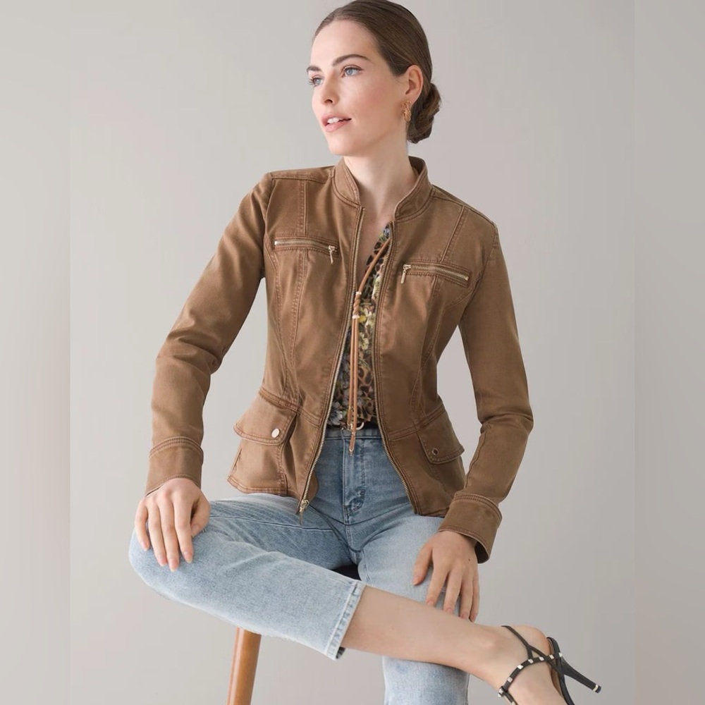 Women's Brown Jacket - Picture 2 of 7
